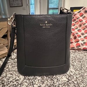 Kate Spade Black Lena Crossbody Bucket Bag